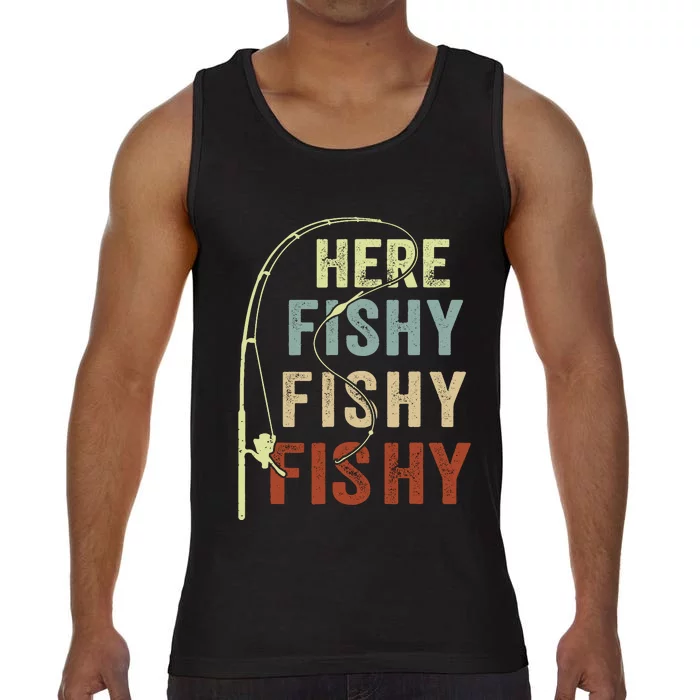 Fishingshirt Herefishy Funny Comfort Colors® Tank Top