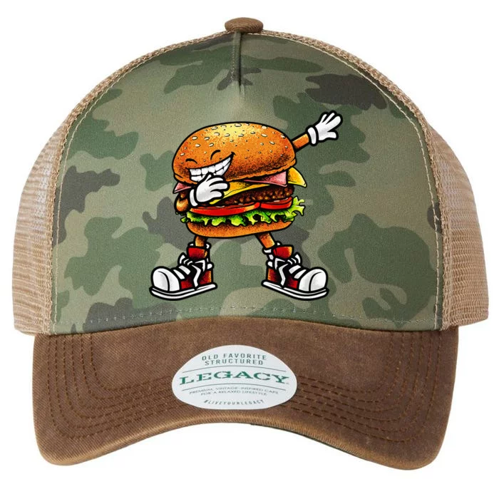 Funny Hamburger For Men Women Cheeseburger Fast Food Legacy Tie Dye Trucker Hat