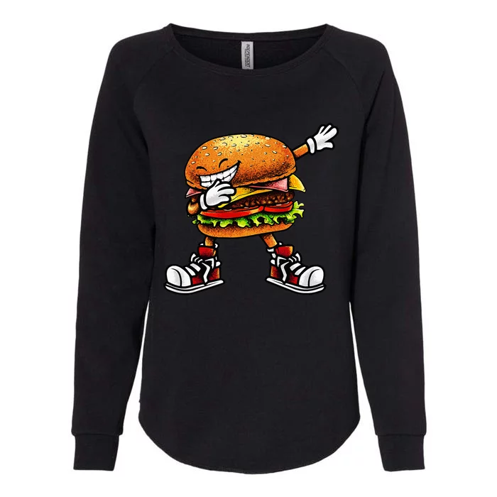 Funny Hamburger For Men Women Cheeseburger Fast Food Womens California Wash Sweatshirt