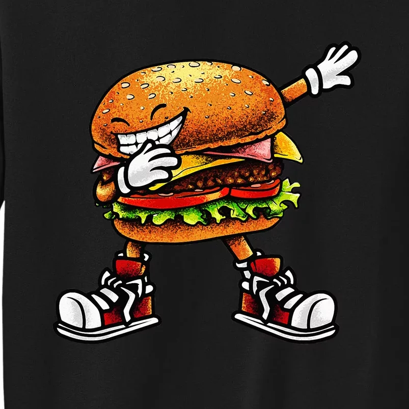 Funny Hamburger For Men Women Cheeseburger Fast Food Tall Sweatshirt