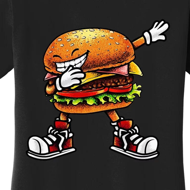 Funny Hamburger For Men Women Cheeseburger Fast Food Women's T-Shirt