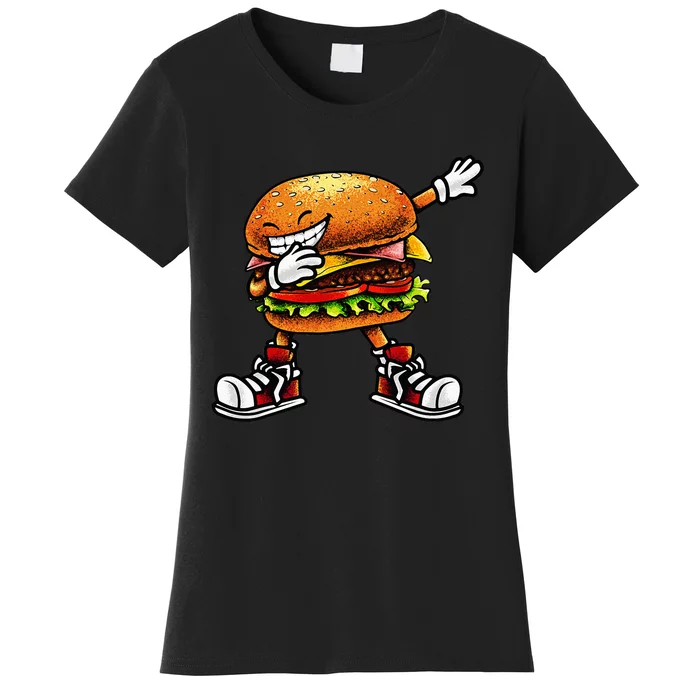 Funny Hamburger For Men Women Cheeseburger Fast Food Women's T-Shirt