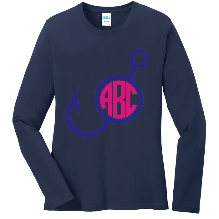 Fish Hook Ladies Long Sleeve Shirt