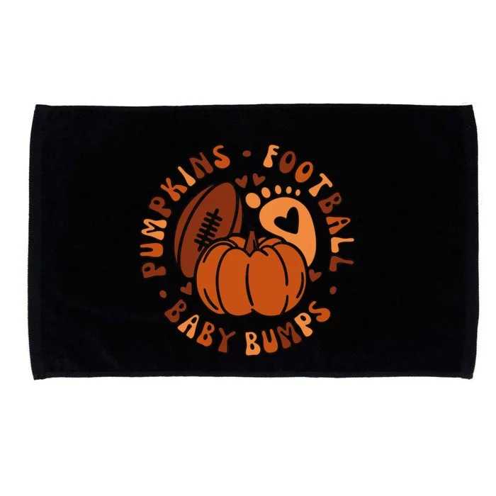 Fall Harvest Football Maternity Microfiber Hand Towel