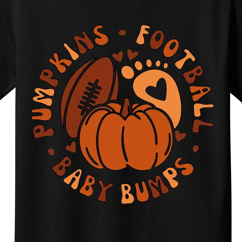 Fall Harvest Football Maternity Kids T-Shirt