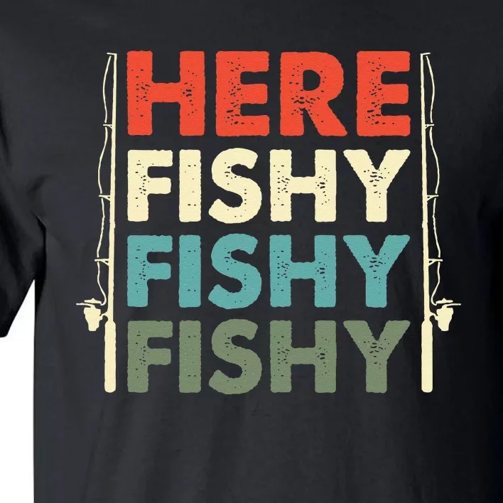 Fish Hunting Fishing Fishrod Fisherman Tall T-Shirt