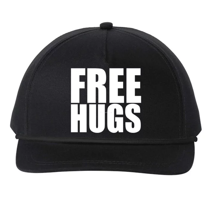 Free Hugs Snapback Five-Panel Rope Hat