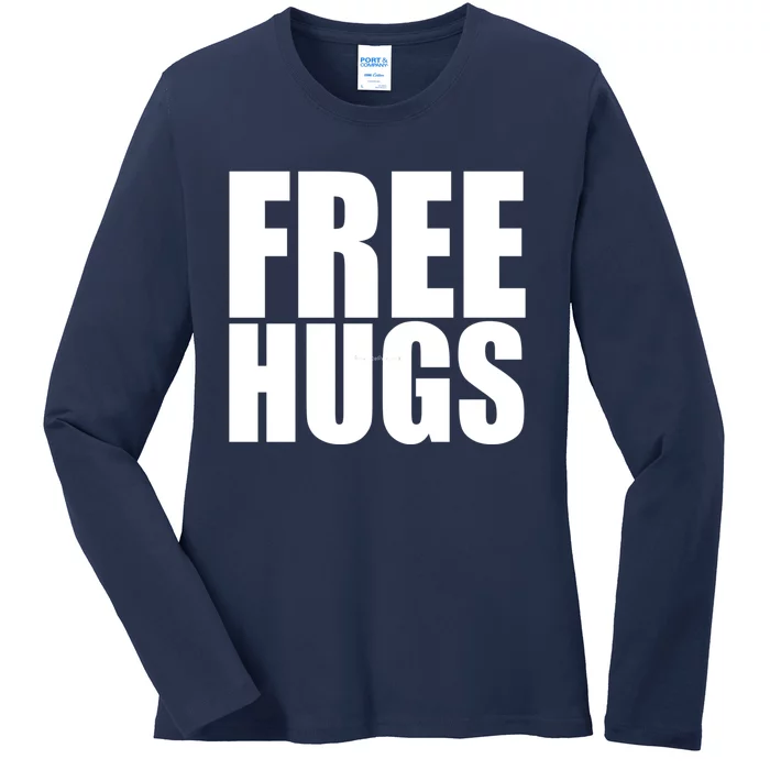 Free Hugs Ladies Long Sleeve Shirt