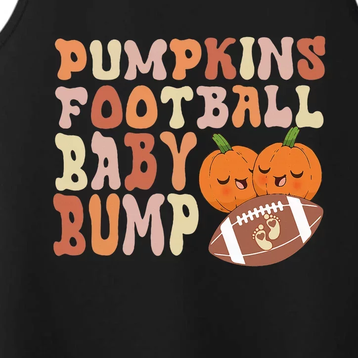 Fall Harvest Football Maternity Performance Tank