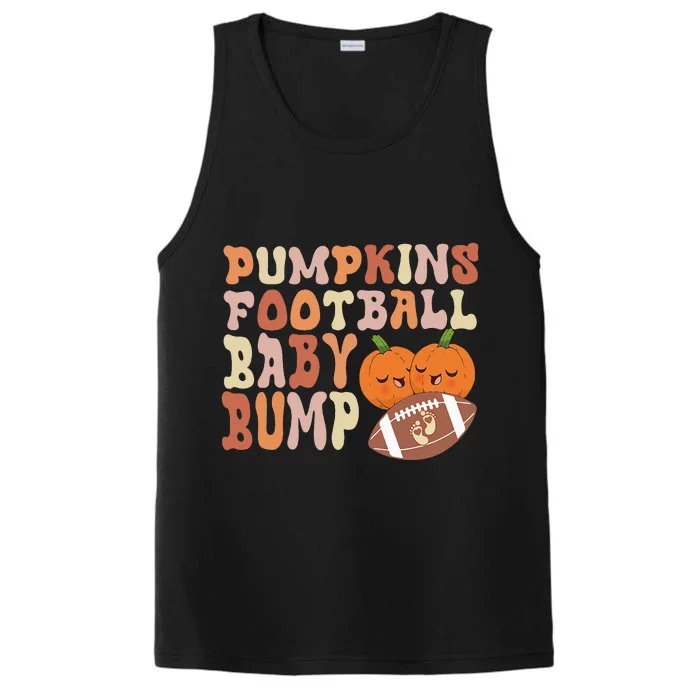 Fall Harvest Football Maternity Performance Tank