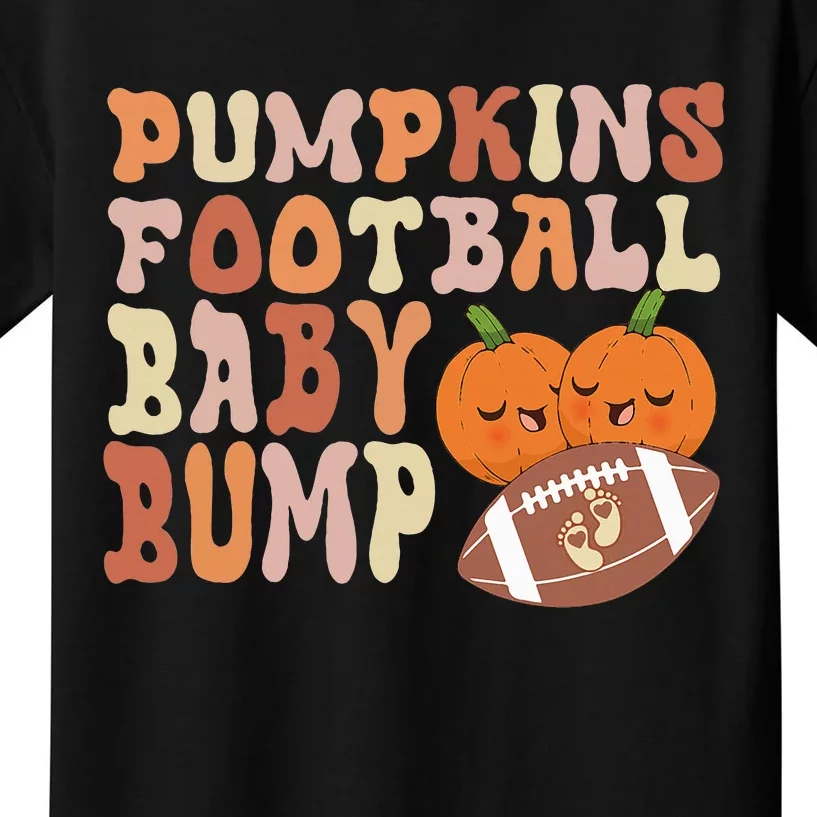 Fall Harvest Football Maternity Kids T-Shirt