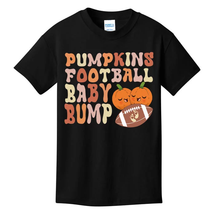 Fall Harvest Football Maternity Kids T-Shirt