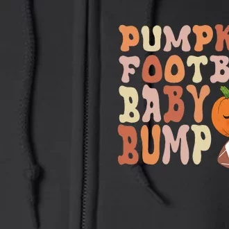 Fall Harvest Football Maternity Full Zip Hoodie