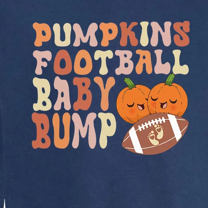 Fall Harvest Football Maternity Garment-Dyed Sweatshirt