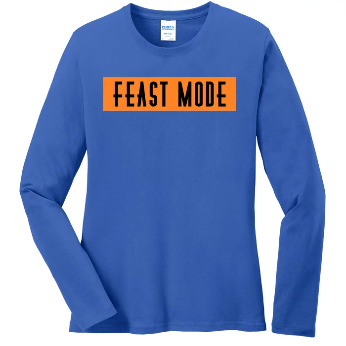 Fun Halloween Feast Mode Cute Gift Ladies Long Sleeve Shirt