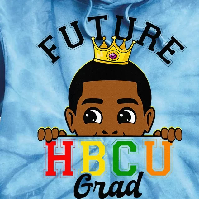 Future HBCU Grad Afro BHM Black King College Graduation Tie Dye Hoodie