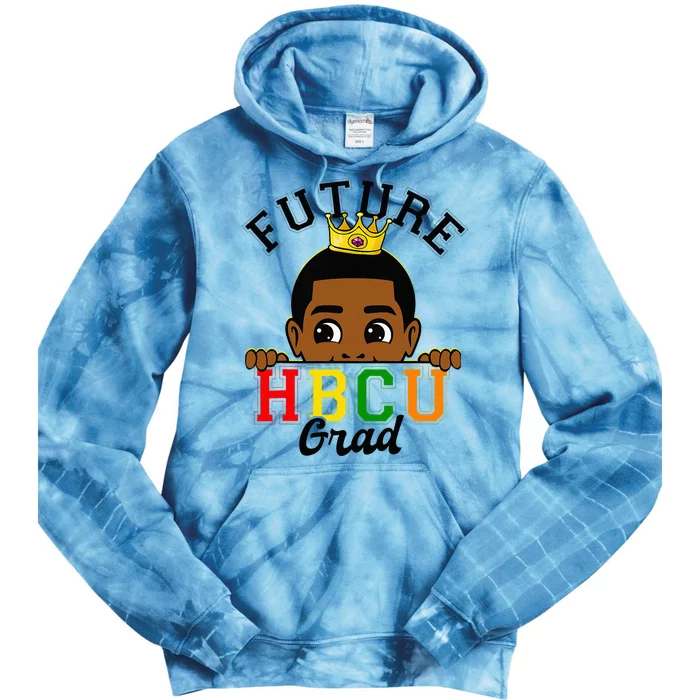 Future HBCU Grad Afro BHM Black King College Graduation Tie Dye Hoodie