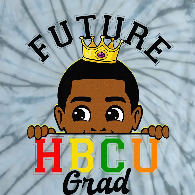 Future HBCU Grad Afro BHM Black King College Graduation Tie-Dye T-Shirt