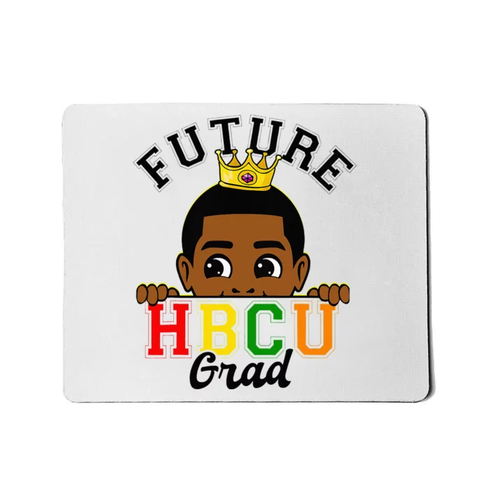 Future HBCU Grad Afro BHM Black King College Graduation Mousepad