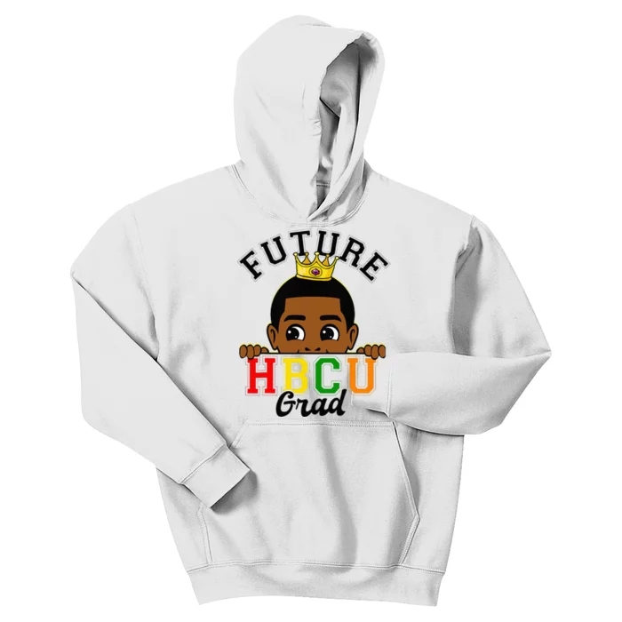 Future HBCU Grad Afro BHM Black King College Graduation Kids Hoodie