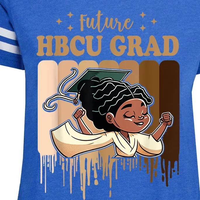 Future HBCU Grad History Black College Enza Ladies Jersey Football T-Shirt