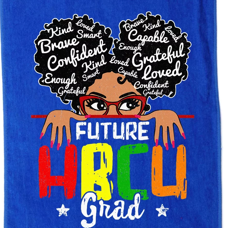 Future HBCU Grad Affirmation HBCU Future Black College Platinum Collection Golf Towel