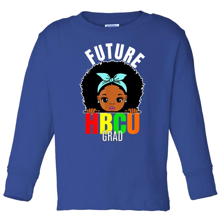 Future Hbcu Grad Graduation Historically Black College Cool Gift Toddler Long Sleeve Shirt