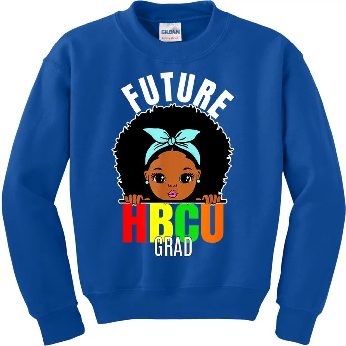 Future Hbcu Grad Graduation Historically Black College Cool Gift Kids Sweatshirt