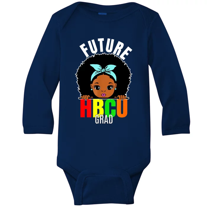 Future Hbcu Grad Graduation Historically Black College Cool Gift Baby Long Sleeve Bodysuit