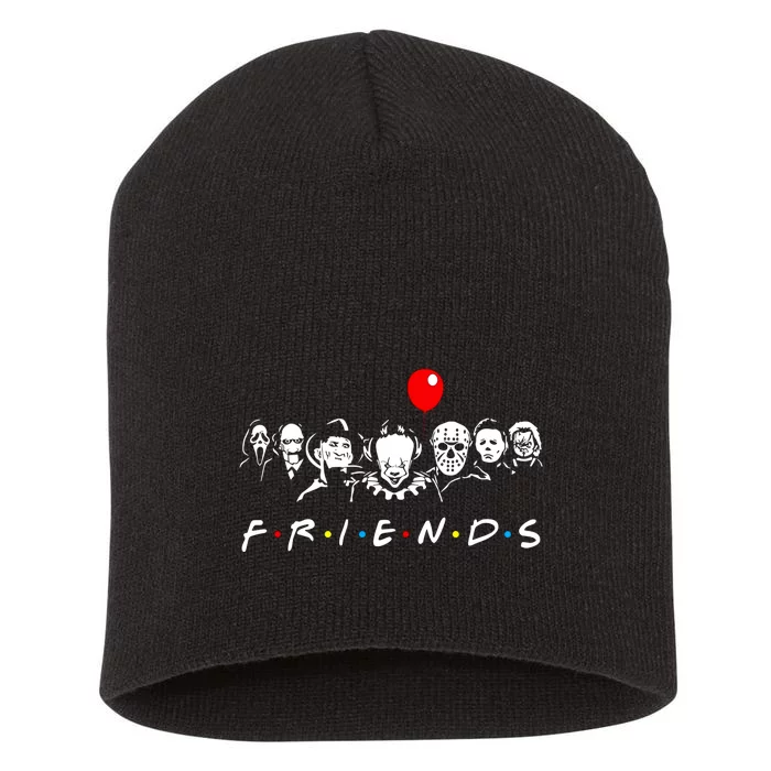 Funny Halloween Graphic Novelty Short Acrylic Beanie