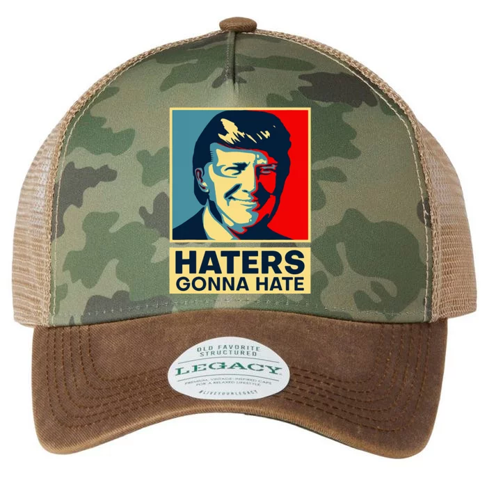 Funny Haters Gonna Hate President Donald Trump Legacy Tie Dye Trucker Hat