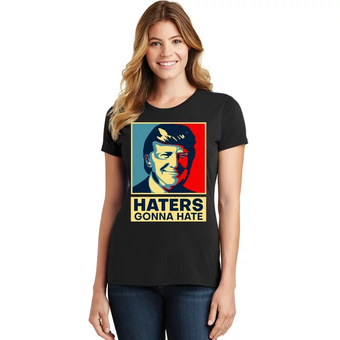 Funny Haters Gonna Hate President Donald Trump Women's T-Shirt