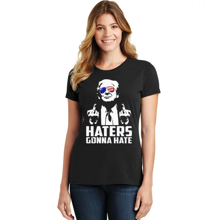 Funny Haters Gonna Hate President Donald Trump Women's T-Shirt