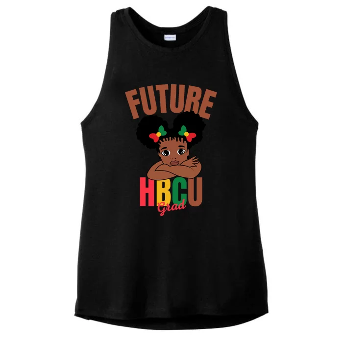 Future HBCU Grad Graduation Historically Black College Girl Ladies Tri-Blend Wicking Tank