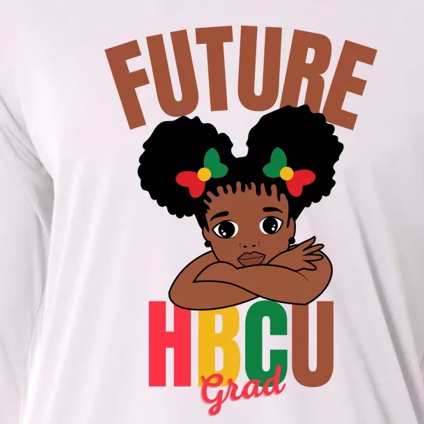 Future HBCU Grad Graduation Historically Black College Girl Cooling Performance Long Sleeve Crew