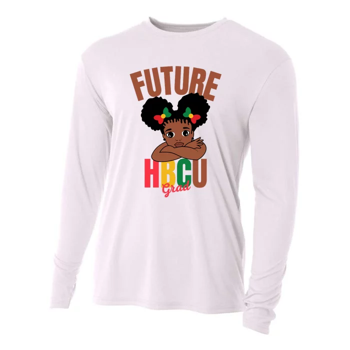 Future HBCU Grad Graduation Historically Black College Girl Cooling Performance Long Sleeve Crew