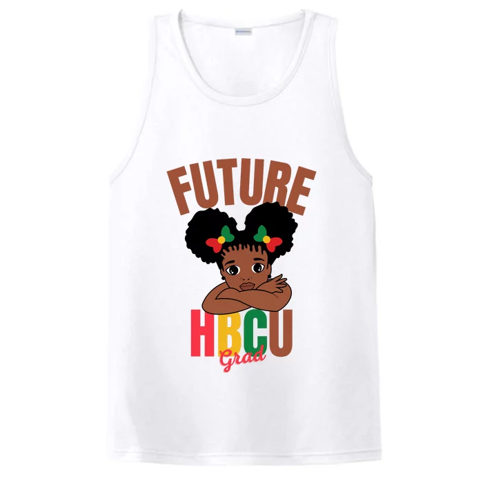 Future HBCU Grad Graduation Historically Black College Girl Performance Tank