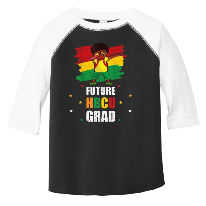 Future Hbcu Grad Boy Graduation Historically Black College Toddler Fine Jersey T-Shirt