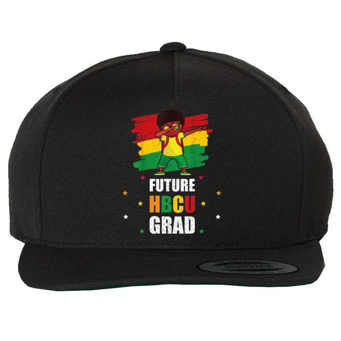 Future Hbcu Grad Boy Graduation Historically Black College Wool Snapback Cap