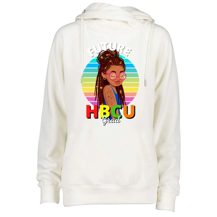 Future Hbcu Grad Graduation Historically Black College Gift Womens Funnel Neck Pullover Hood