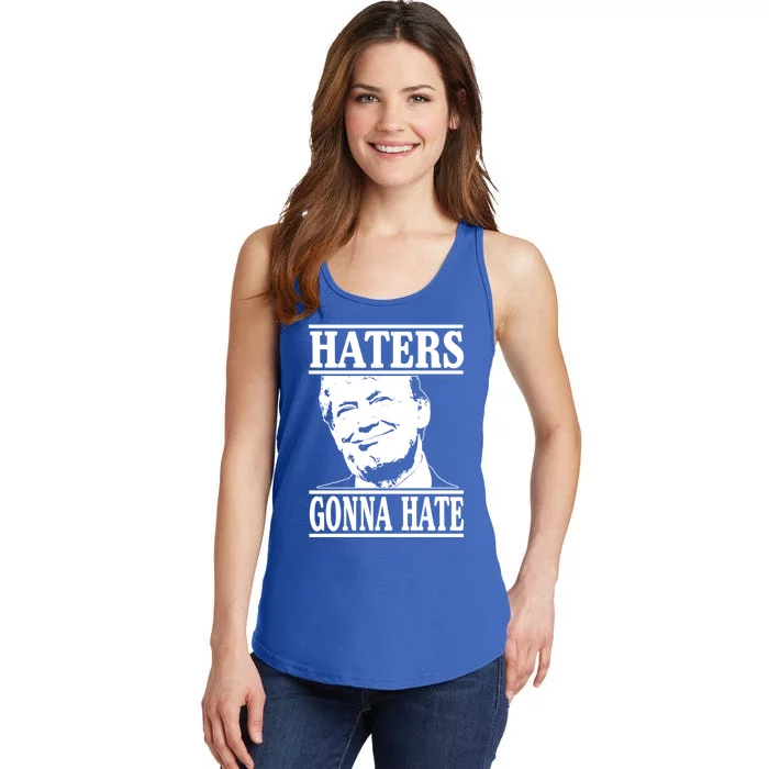 Funny Haters Gonna Hate Donald Trump Gift Presidenmeaningful Gift Ladies Essential Tank