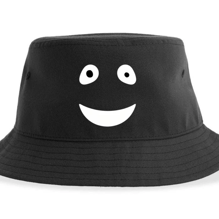 Funny Halloween Ghost Face Retro Spooky Sustainable Bucket Hat