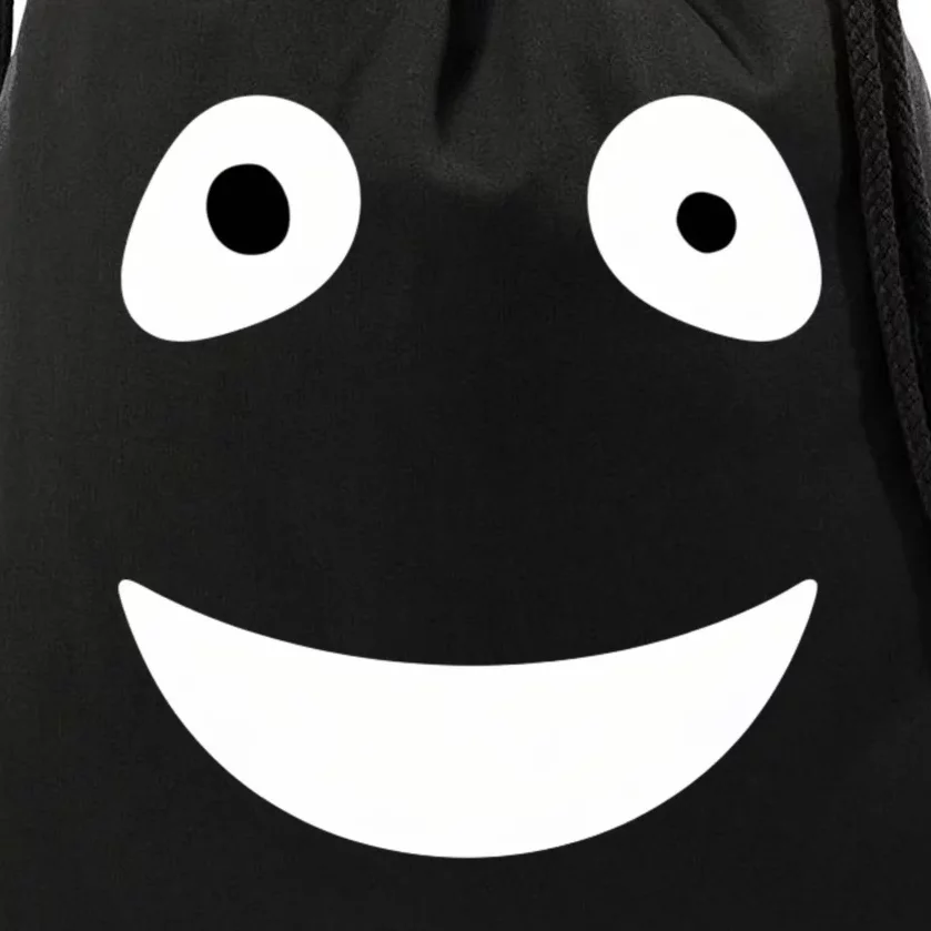 Funny Halloween Ghost Face Retro Spooky Drawstring Bag