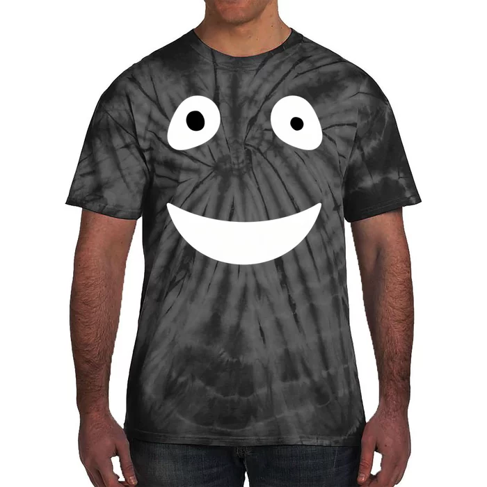 Funny Halloween Ghost Face Retro Spooky Tie-Dye T-Shirt