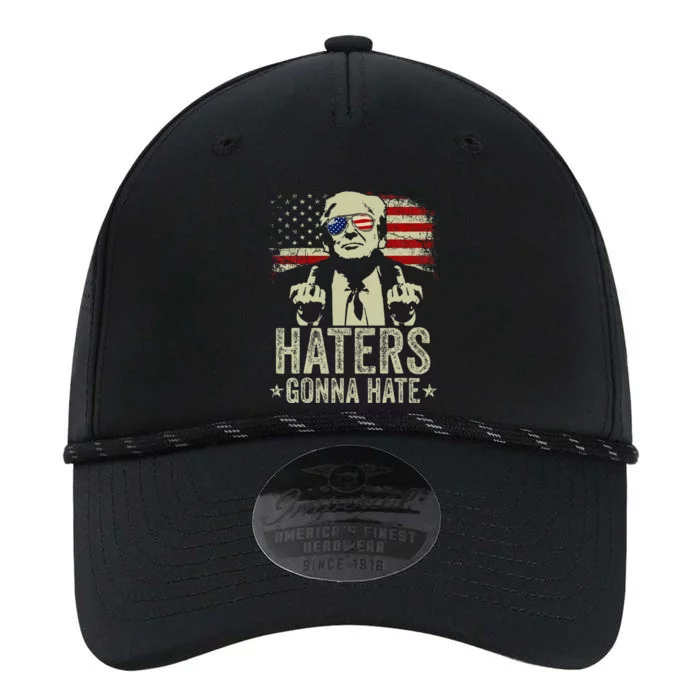 Funny Haters Gonna Hate President Donald Trump Middle Finger Performance The Dyno Cap