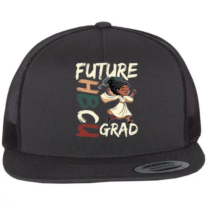 Future HBCU Grad History Black College Flat Bill Trucker Hat