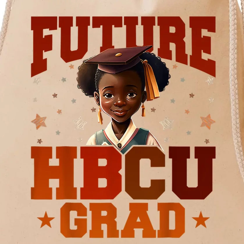 Future HBCU Grad History Black College Drawstring Bag