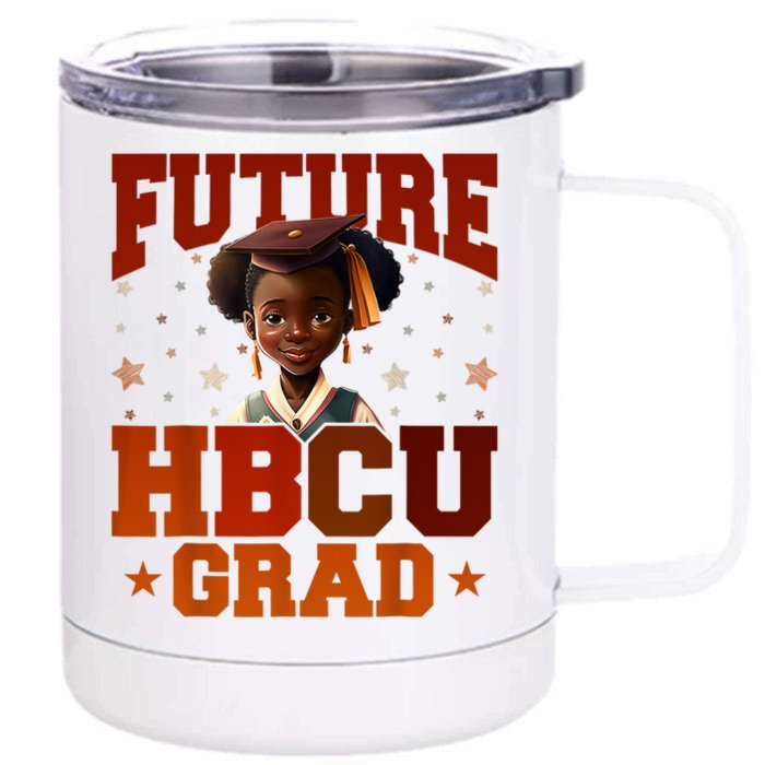 Future HBCU Grad History Black College Front & Back 12oz Stainless Steel Tumbler Cup