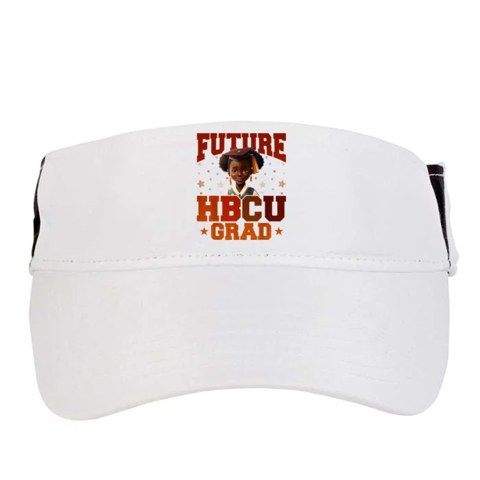 Future HBCU Grad History Black College Adult Drive Performance Visor