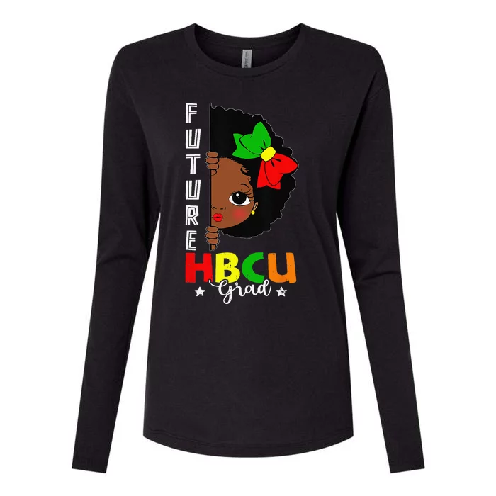 Future HBCU Grad Graduation Historically Black College Womens Cotton Relaxed Long Sleeve T-Shirt